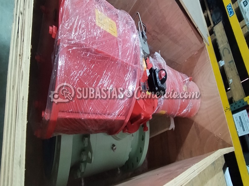 Válvula de bola trunnion clase 600 RF acero inoxidable aprox.: 1 und